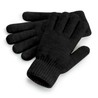 Gloves - MOD. B387:Black Marl, 74% acrylic / 23% Nylon / 3% elastane, lining, One Size